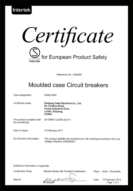 1600A Air Circuit Breaker